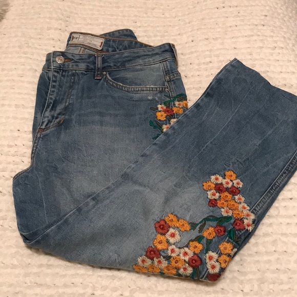 Free People Denim - Embroidered jeans